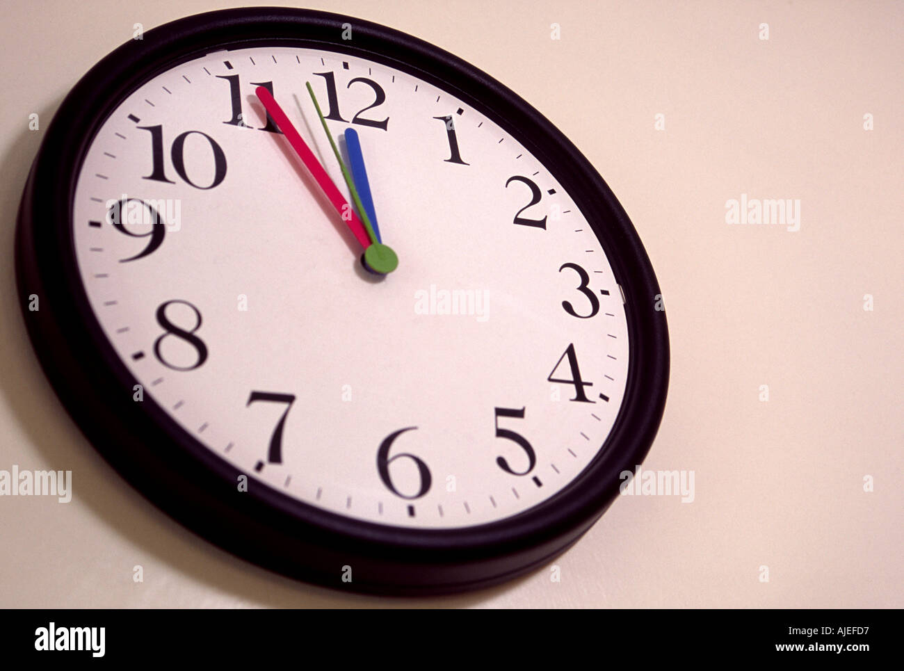 Cinque minuti a mezzanotte Foto Stock