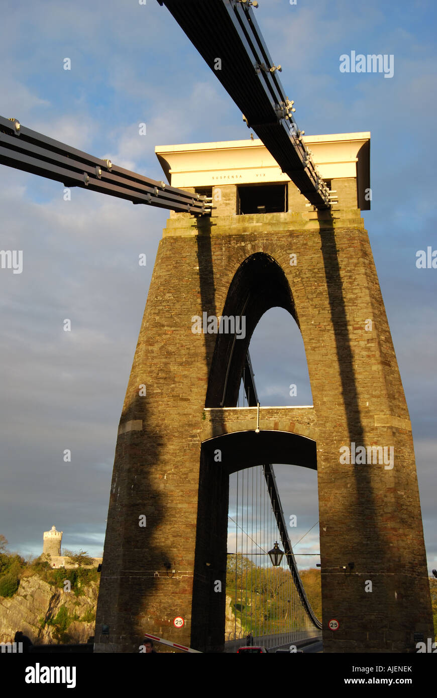 Il ponte sospeso di Clifton, Clifton, Bristol, Avon, England, Regno Unito Foto Stock