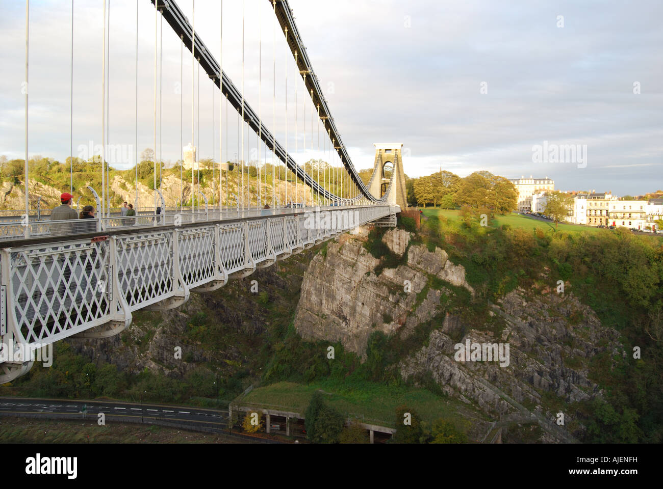 Il ponte sospeso di Clifton, Clifton, Bristol, Avon, England, Regno Unito Foto Stock