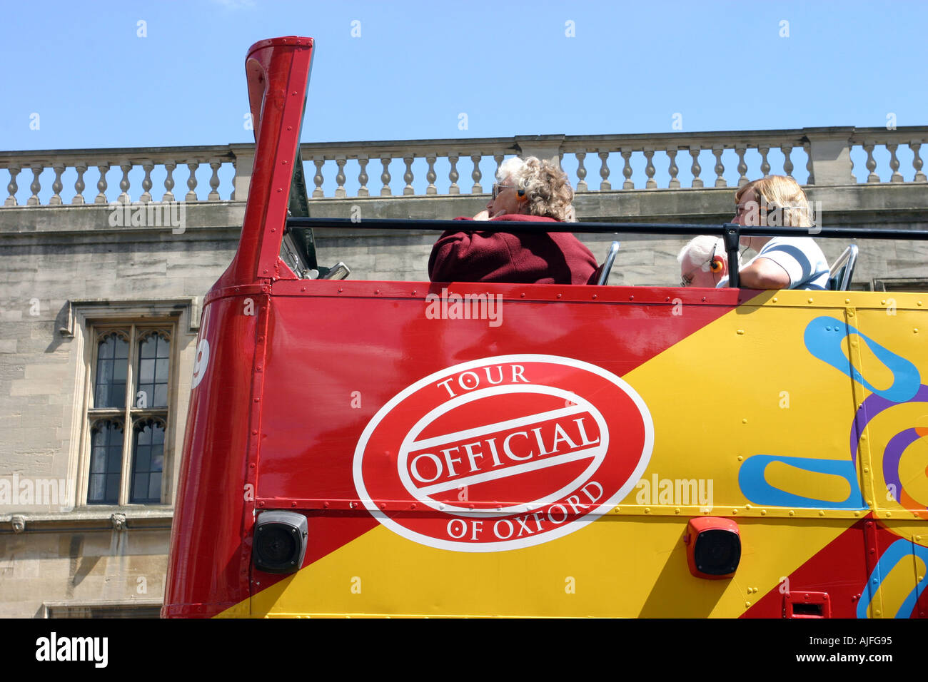 Gazzetta Oxford Tour Bus Foto Stock