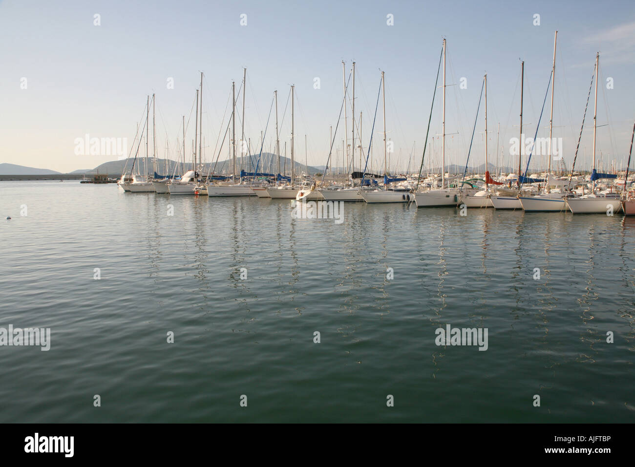 Porto di Alghero, Sardegna, Italia Foto Stock