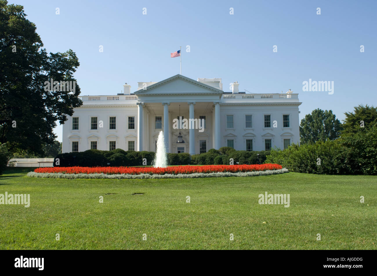 La Casa Bianca, il Portico del Nord Foto Stock