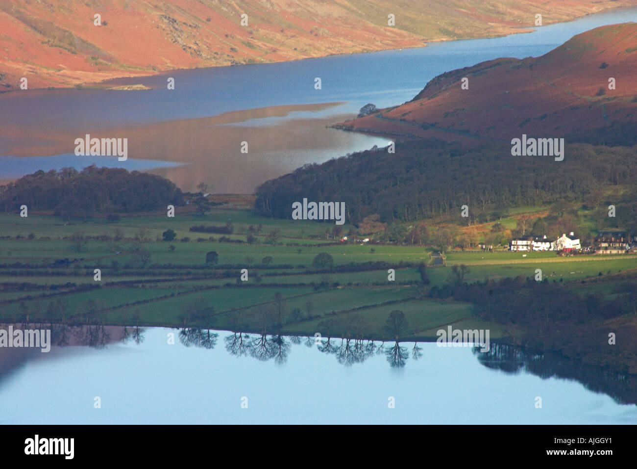 Buttermere Valley - Il Lake District inglese Foto Stock