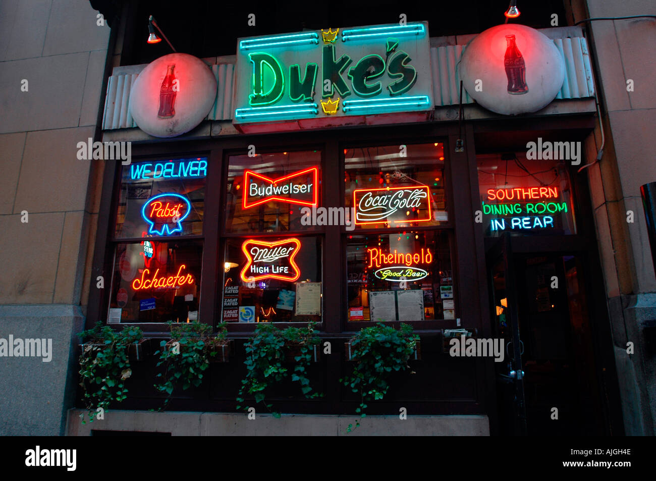 Il duca s Bar di Gramercy Park la sezione della città di New York Foto Stock
