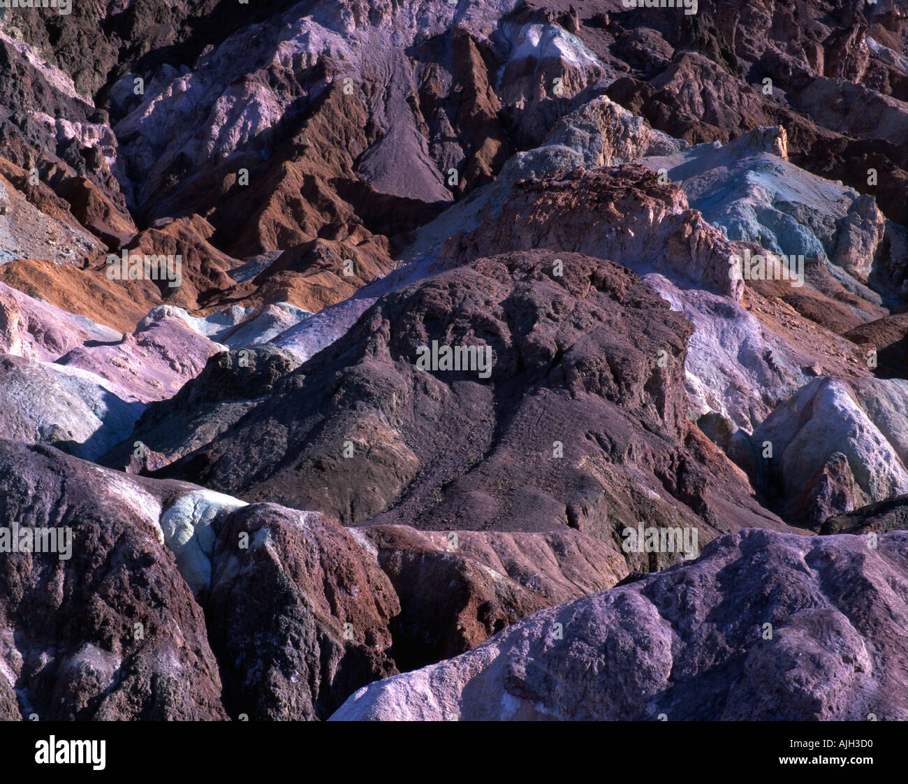 Tavolozza degli artisti Death Valley California USA Foto Stock