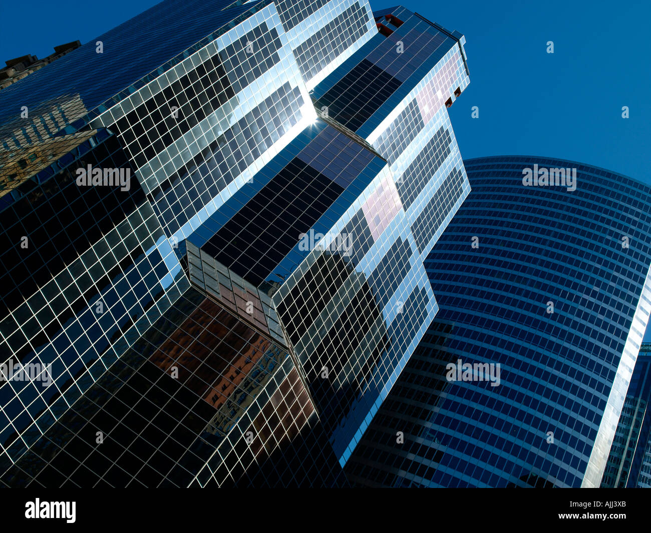 Chicago, Ufficio grattacielo di blocco Foto Stock