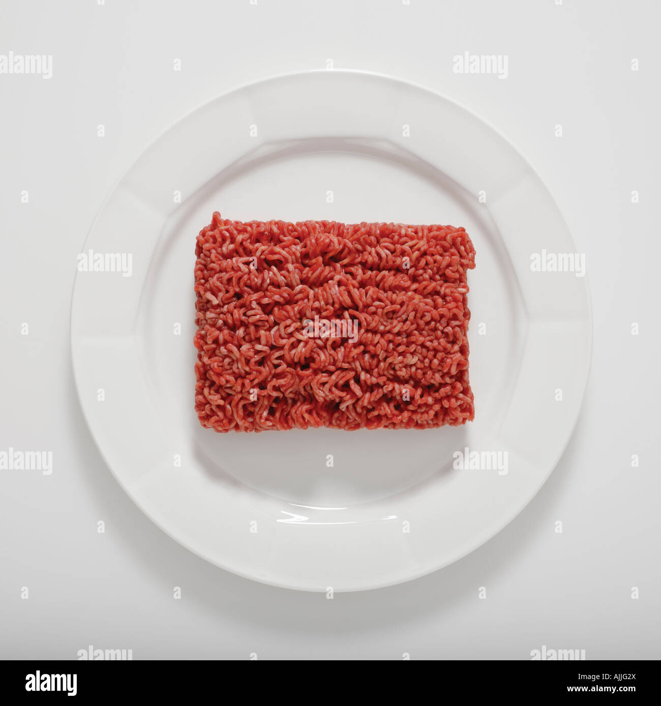 Tritare la carne di suolo Foto Stock