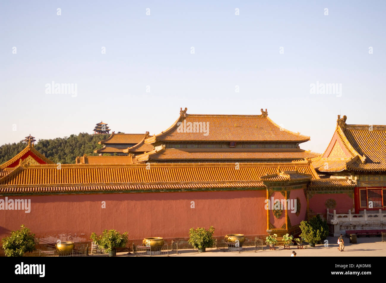 La Città Proibita Patrimonio Unesco Pechino CINA Foto Stock