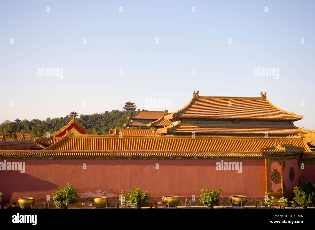 La Città Proibita Patrimonio Unesco Pechino CINA Foto Stock