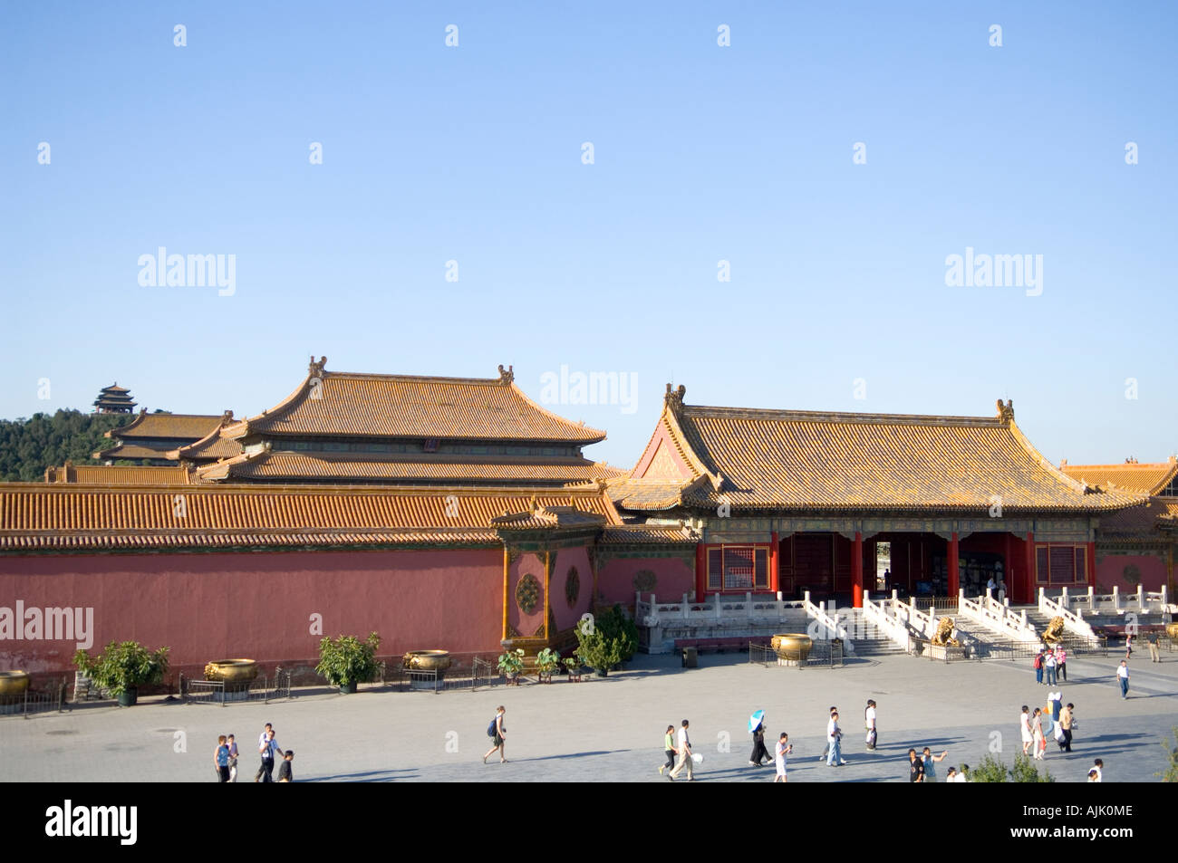 La Città Proibita Patrimonio Unesco Pechino CINA Foto Stock