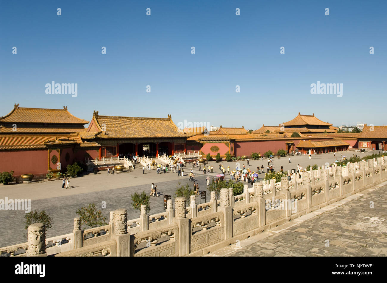 La Città Proibita Patrimonio Unesco Pechino CINA Foto Stock