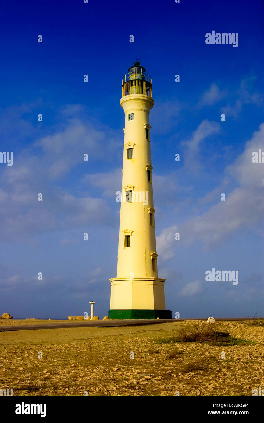 Light house Aruba Foto Stock
