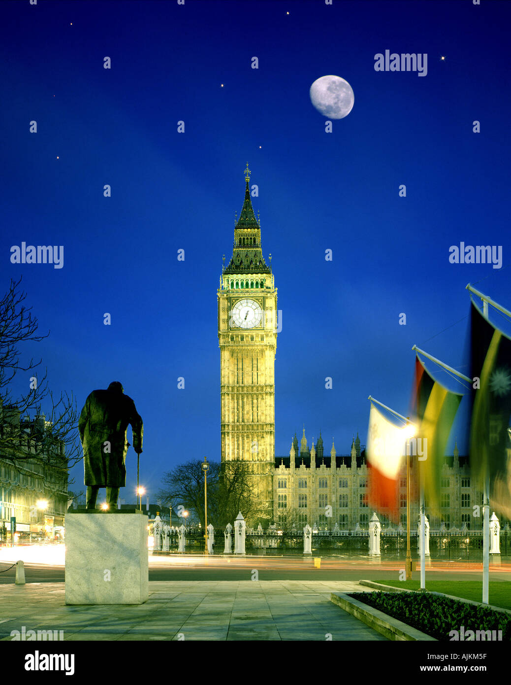 GB - LONDRA: Piazza del Parlamento e il Big Ben (Elizabeth torre) Foto Stock