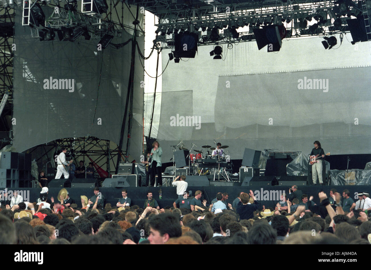 La Hothouse fiori in esecuzione al Croke Park di Dublino del 1987 Foto Stock