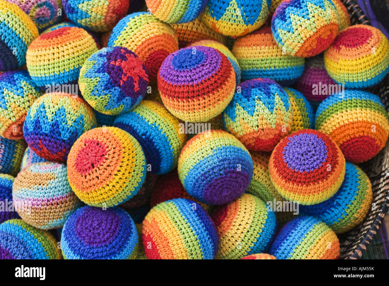 Il Footbag, Hacky-Sack, Afrika-Karibik-Festival Foto Stock