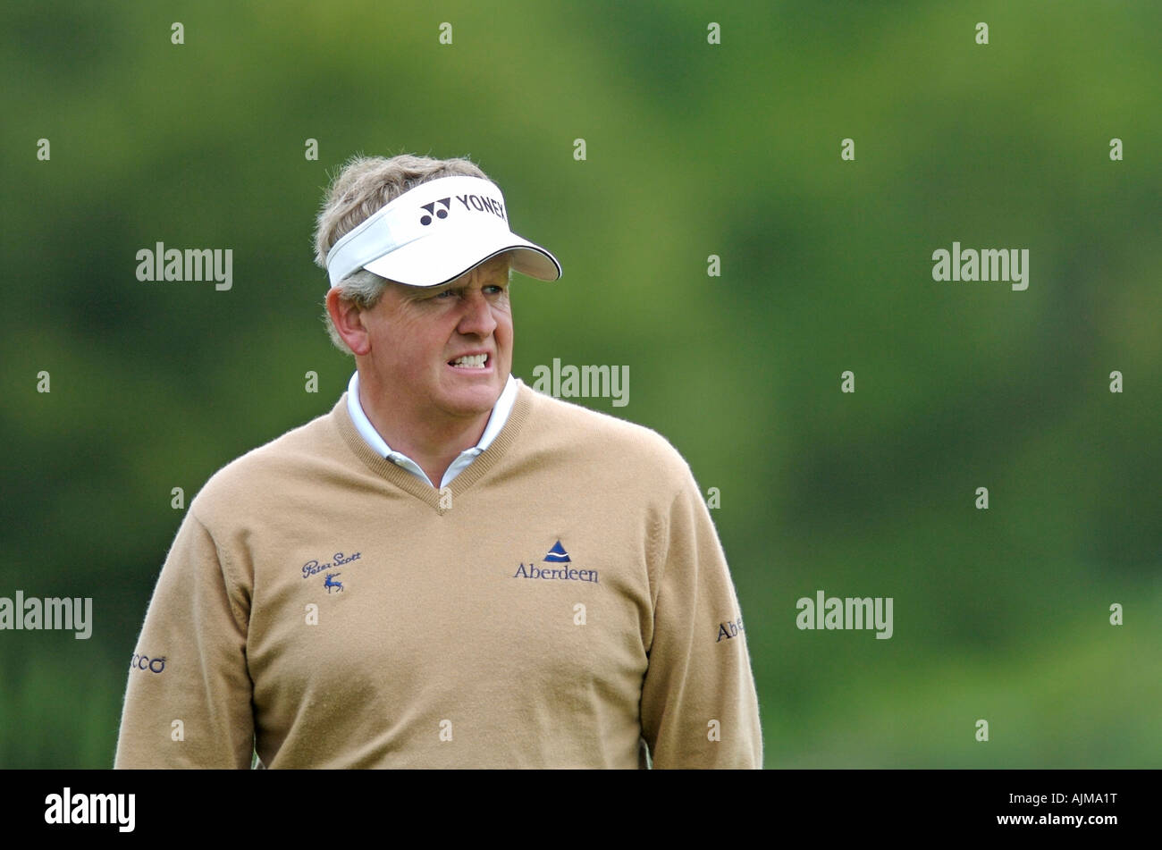 Colin Montgomerie durante la Quinn Direct British Masters Foto Stock