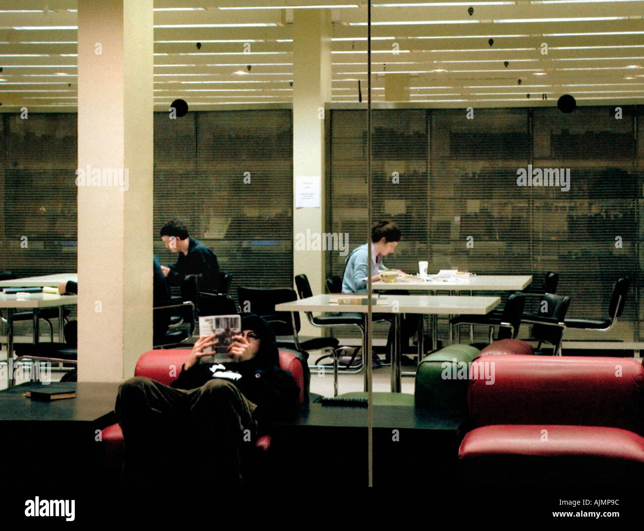 Gli imprenditori lavora fino a tardi Foto Stock