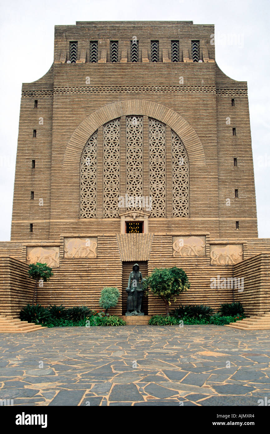 Il Monumento Voortrekker a Pretoria, Sud Africa. Foto Stock