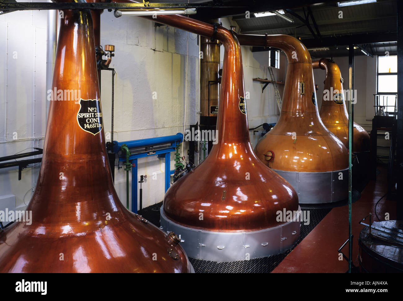 Distilleria di whisky ancora house Bowmore Islay Scozia UK Foto Stock