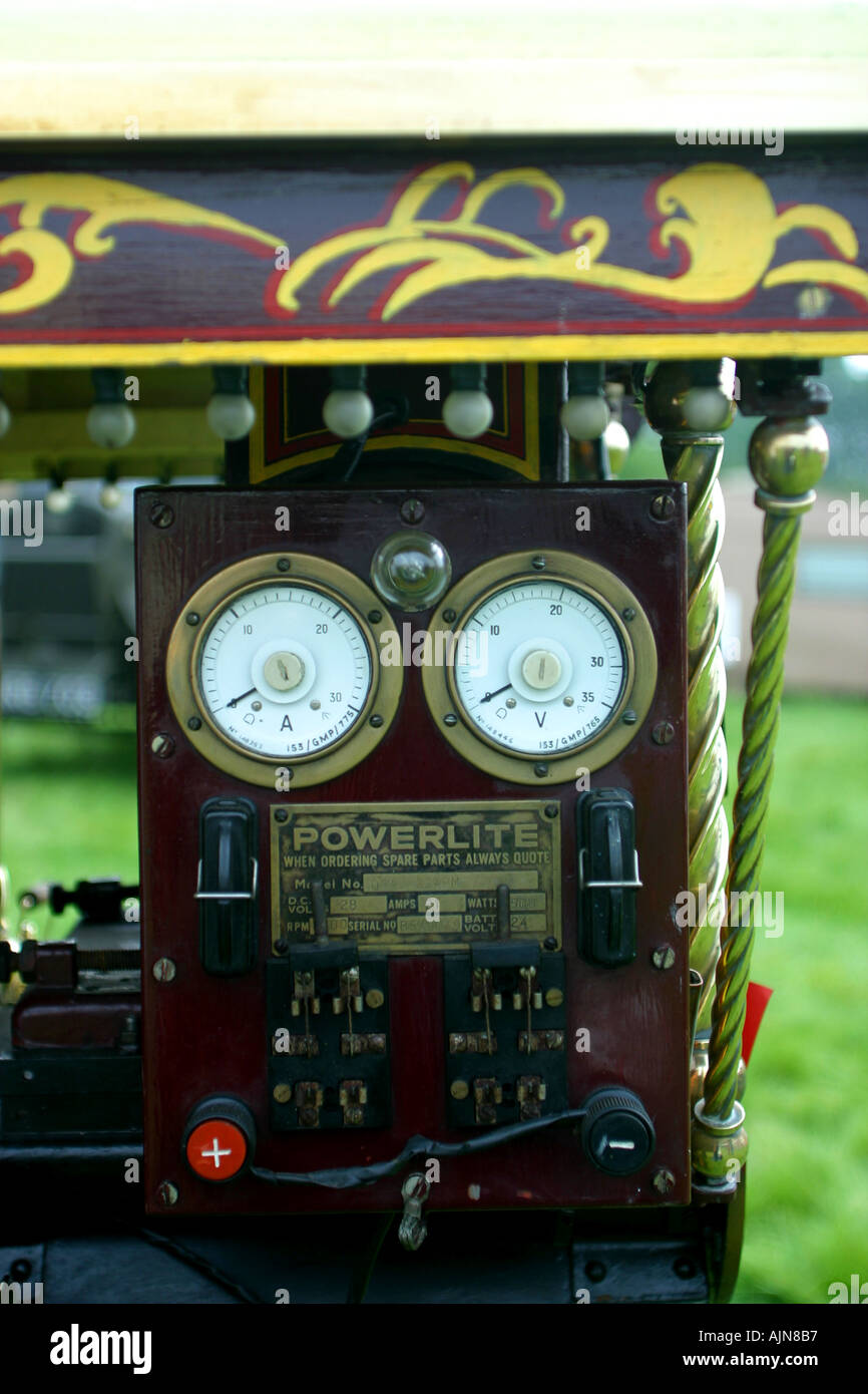 VINTAGE MOTORE A VAPORE DETTAGLIO Foto Stock