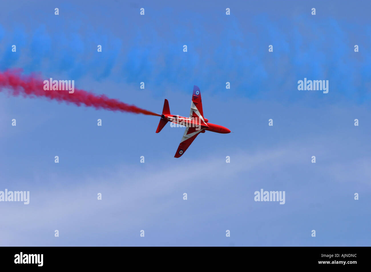 Le frecce rosse Foto Stock