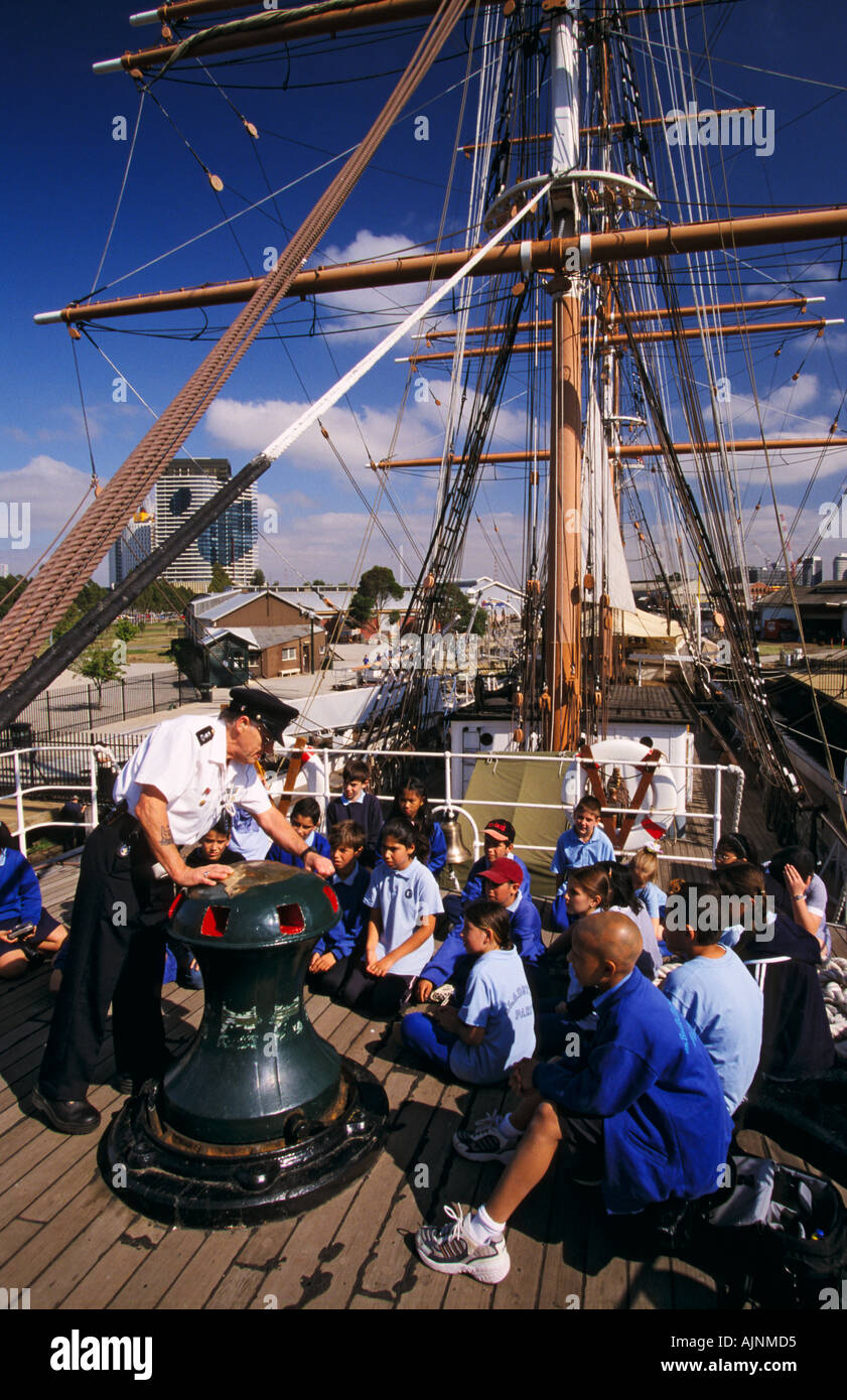 Polly Woodside Melbourne Maritime Museum Foto Stock