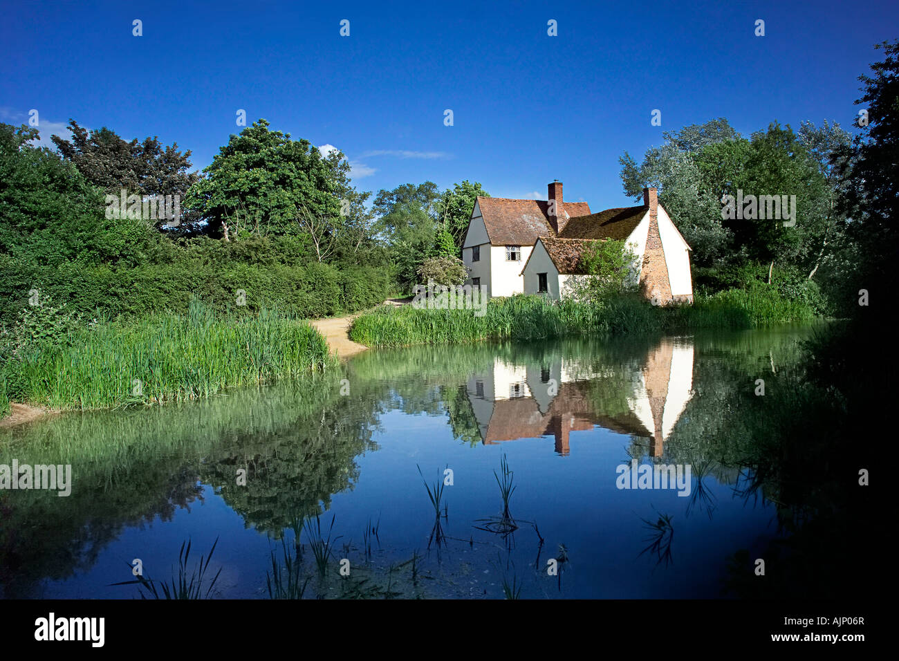 Willy Lotts Cottage,Flatford,Suffolk, Regno Unito Foto Stock