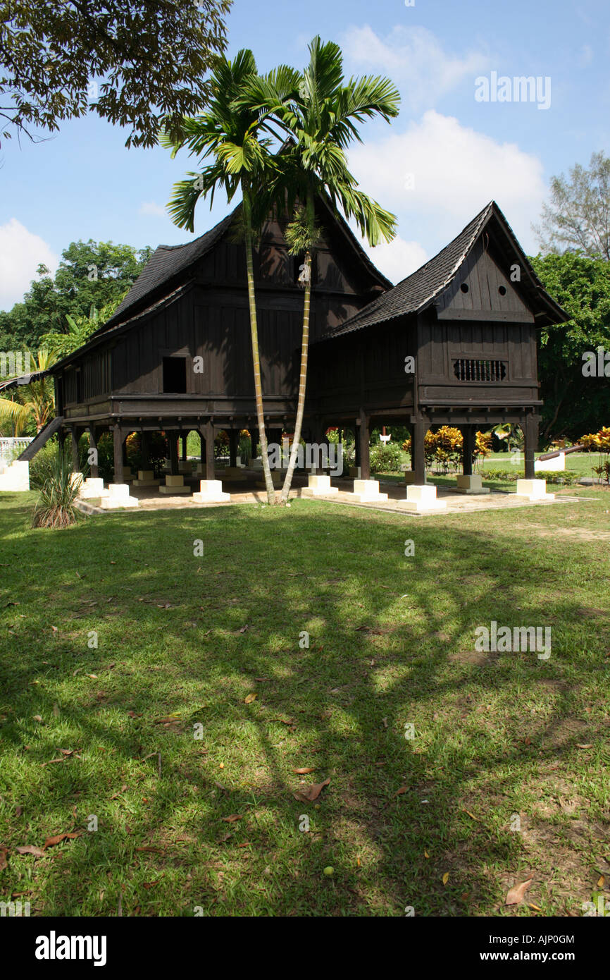 Rumah Minang, Negeri Sembilanminangkabau casa rumah minang seremban Foto Stock