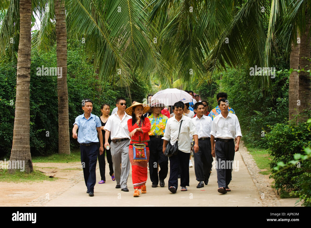 Monkey Island research park Provincia Hainan in Cina Asia Foto Stock