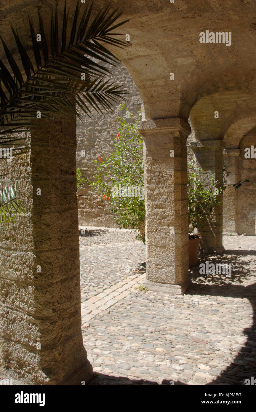 Arches Hotel d'Alfonce Pezenas Herault languedoc Francia Foto Stock