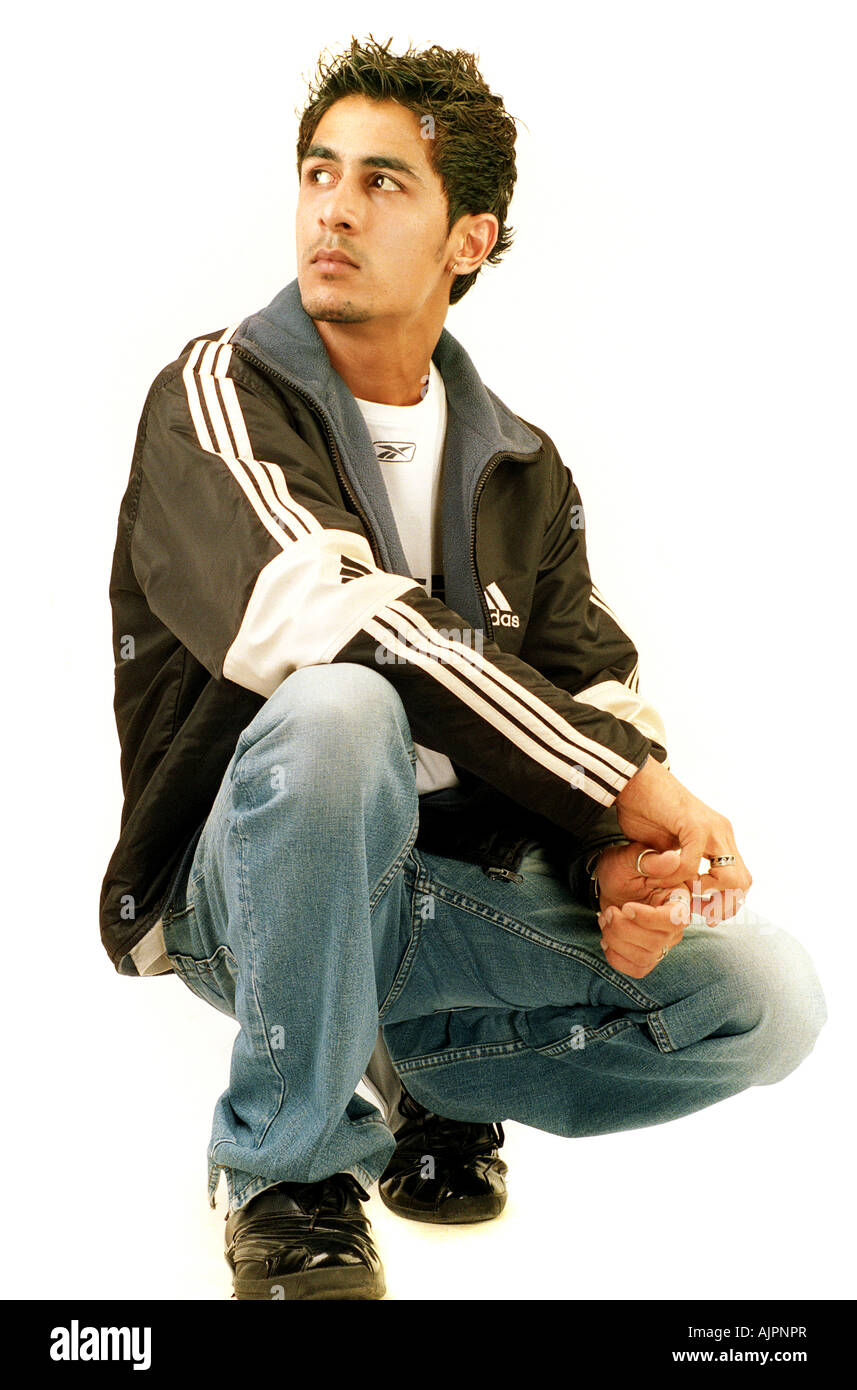 Ritratto di un modello maschile Foto Stock