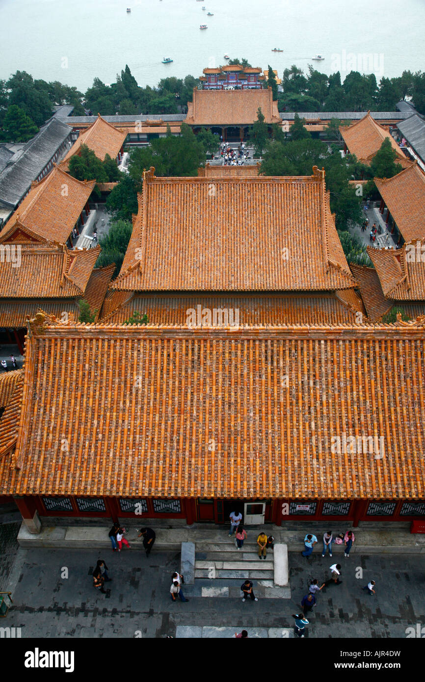 Palazzo estate Pechino CINA Foto Stock