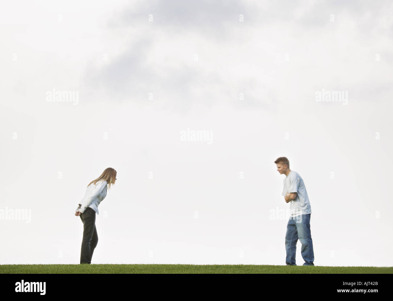 Due mondi separati Foto Stock