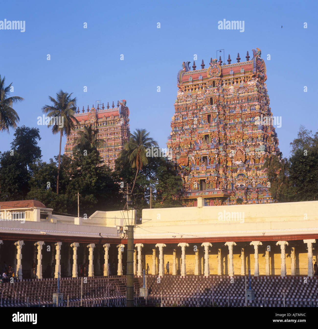 Tempio di Minakshi Madurai India Foto Stock