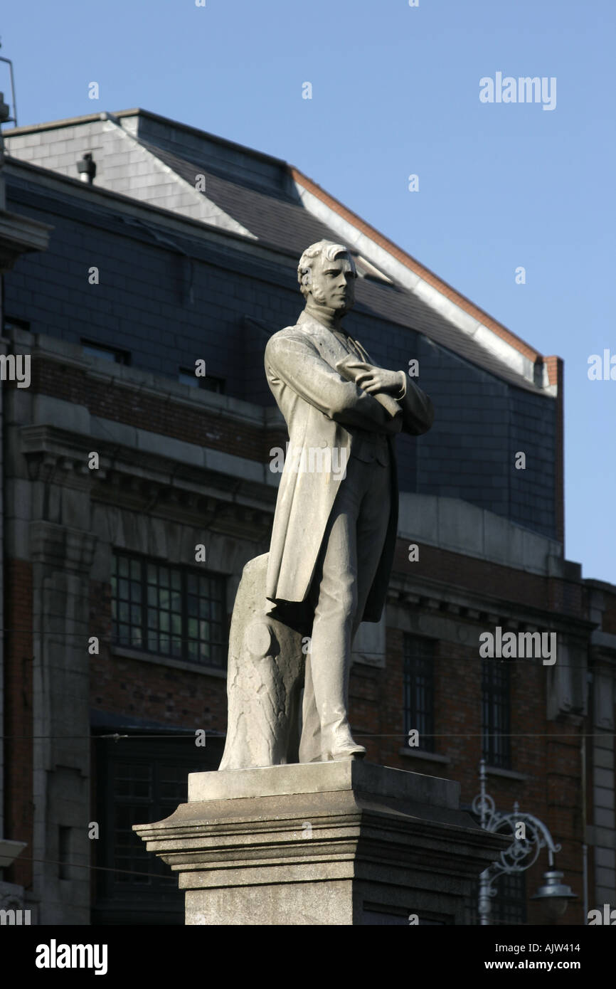 Statua di Daniel O'Connell O'Connell Street Dublino Irlanda Foto Stock