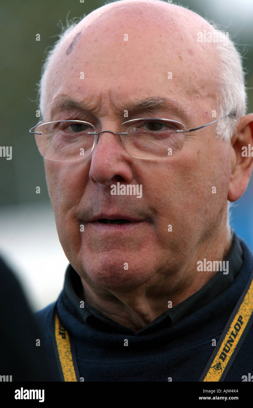 Formula Uno commentatore Murray Walker motor racing legend Foto Stock