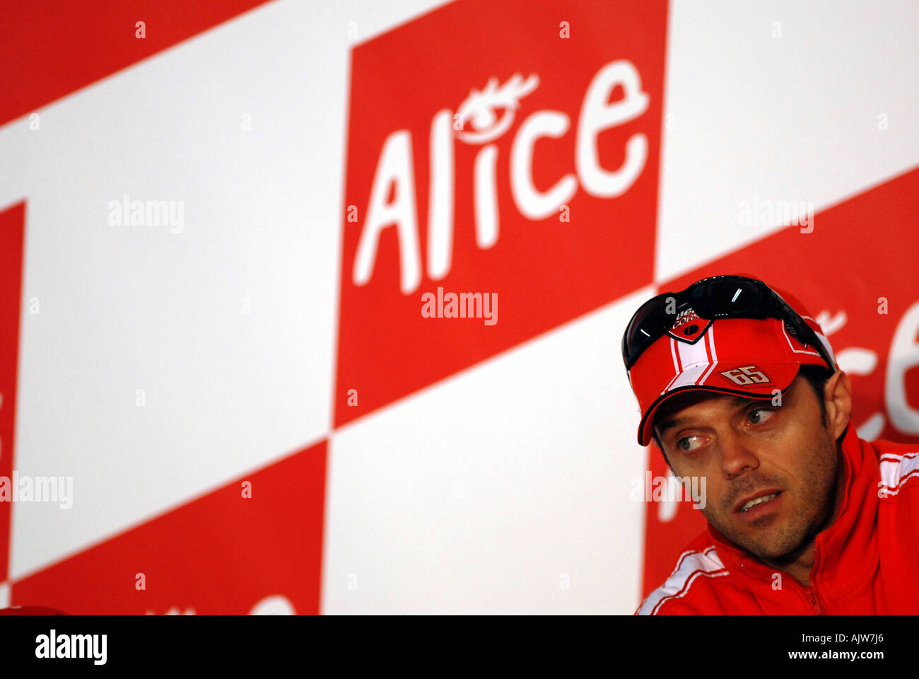 Loris Capirossi moto racer Foto Stock