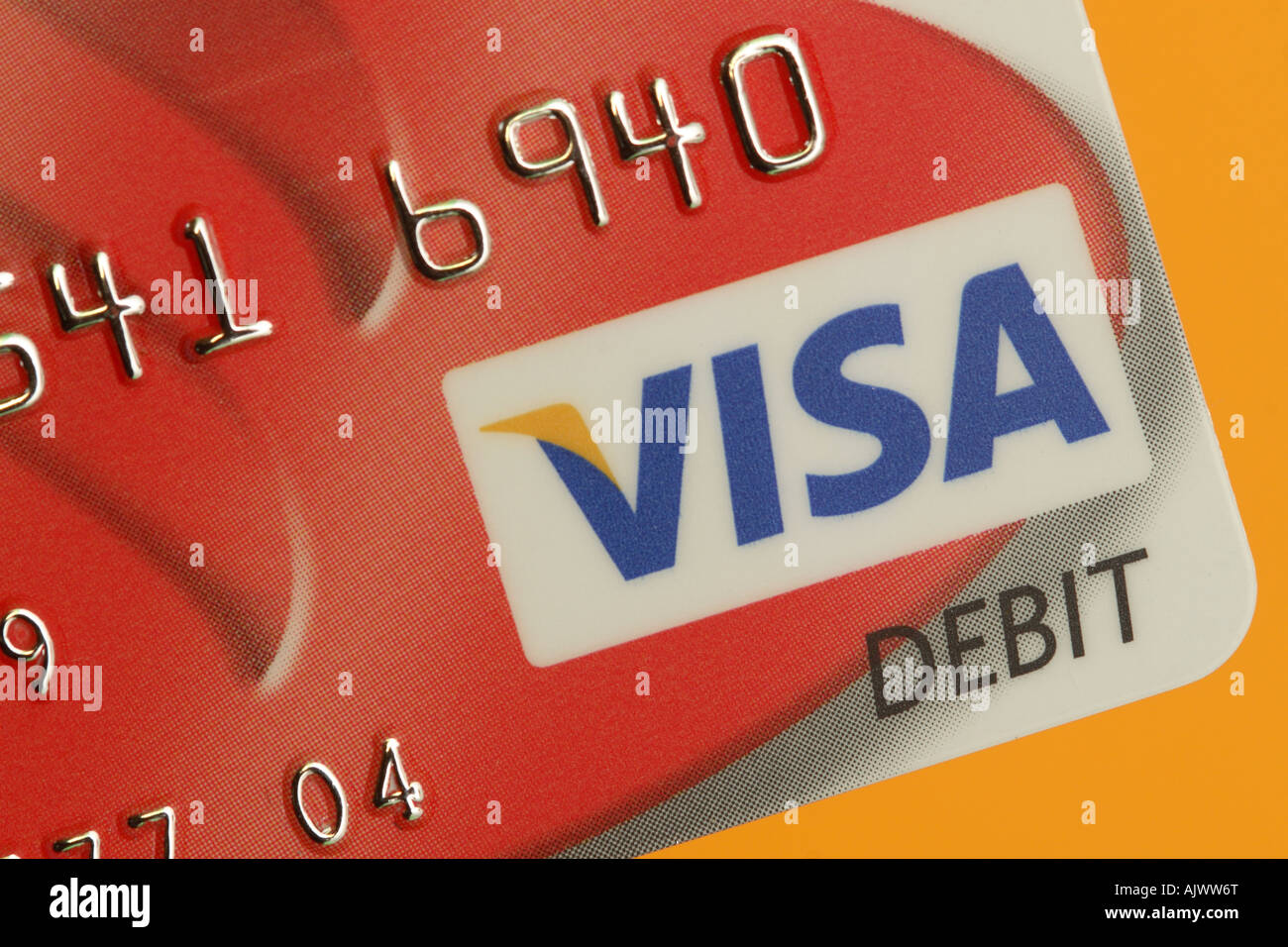Visa Debit carta di credito Foto Stock