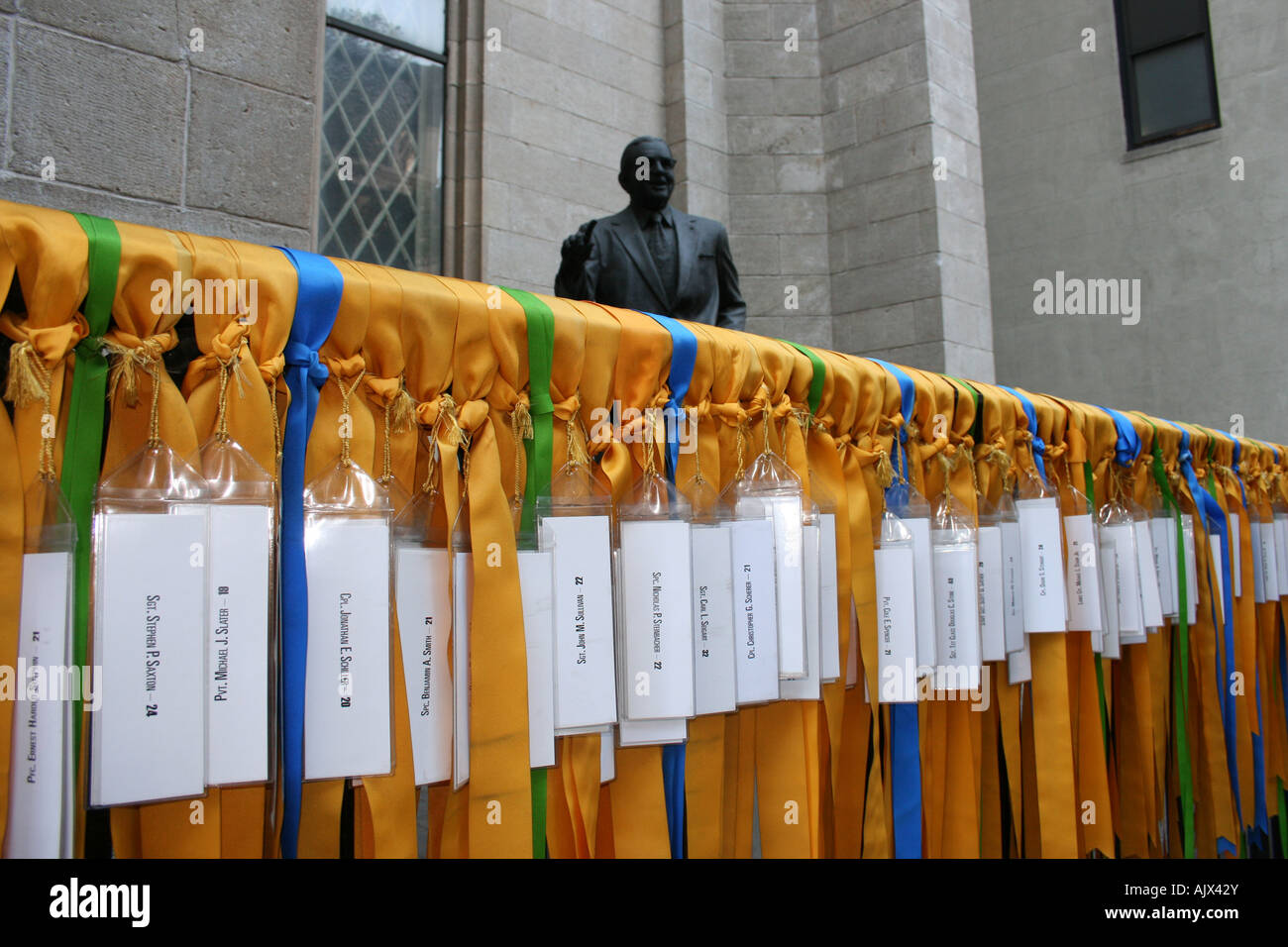 'Preghiera' la protesta contro la guerra in Iraq. Foto Stock