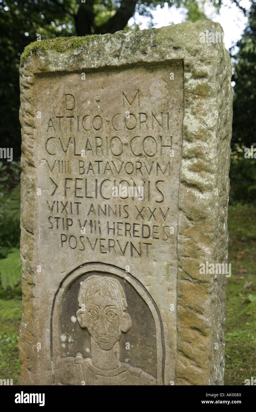 Inghilterra del Regno Unito Northumberland,Bardon Mill,Chesterholm,il Vallo di Adriano di Adriano,Sito Patrimonio Mondiale dell'Umanita' dell'UNESCO,Vindolanda,Forte e Museo Romano,III secolo, Foto Stock