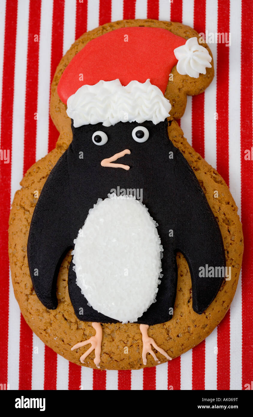 Novità natalizia cookie Foto Stock