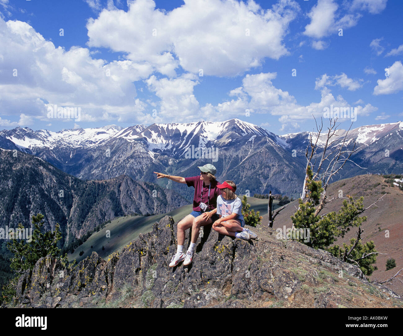Il tappo di Eagle Wilderness Area popolare è un Trekking e backpacking area vicino Joseph Oregon Foto Stock