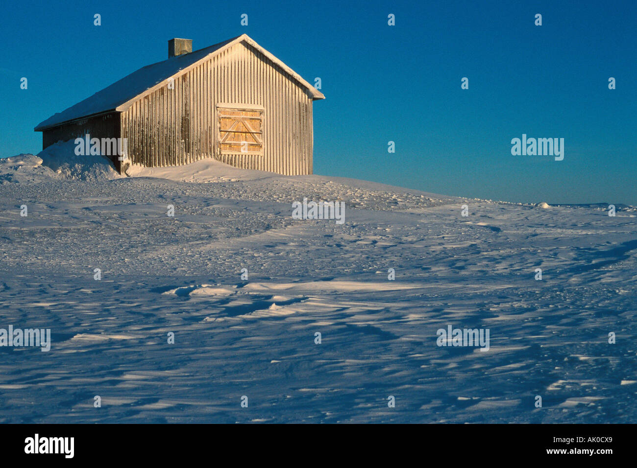Casa in inverno / Haus im inverno Foto Stock