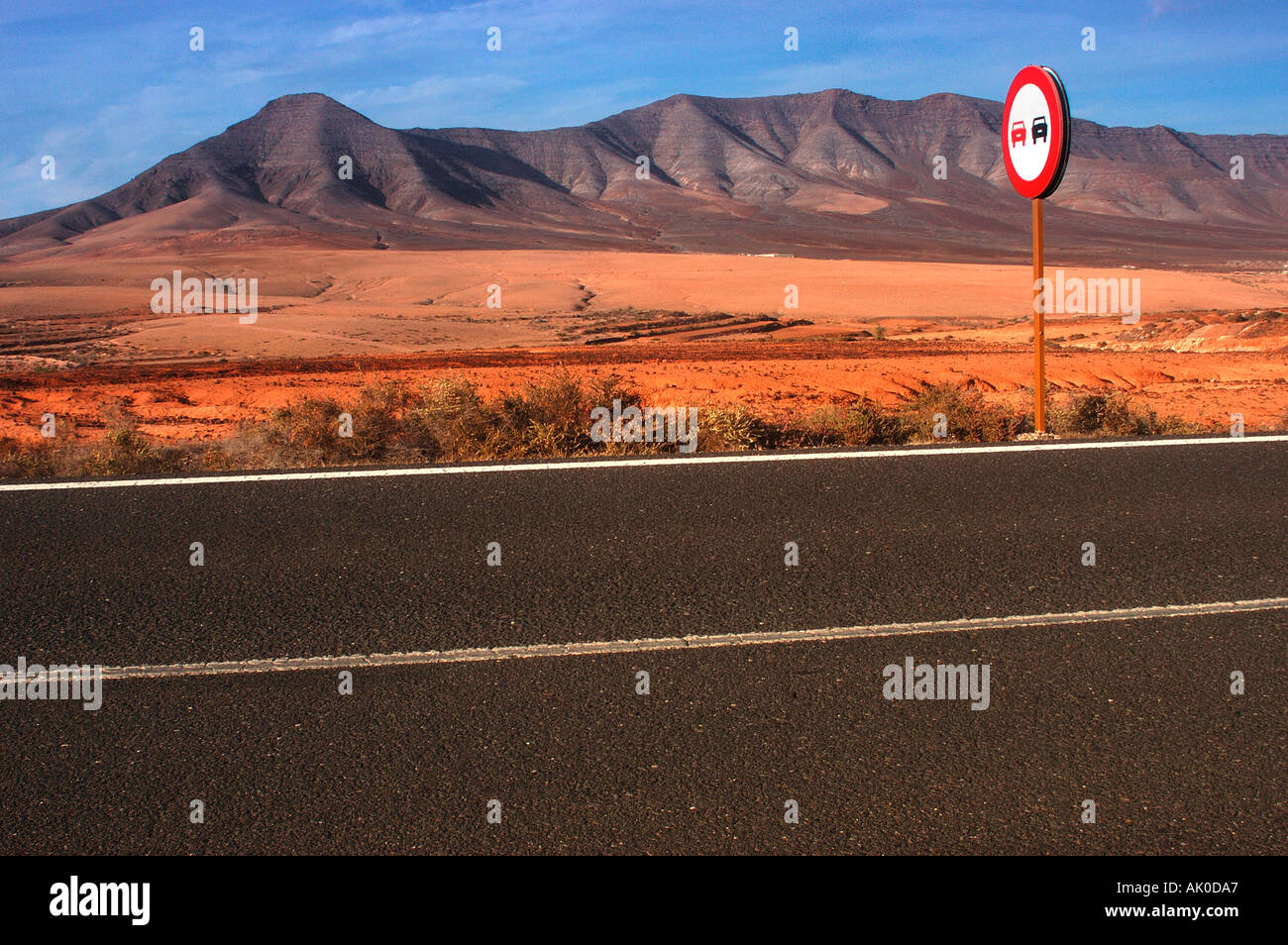 Spagna Isole Canarie sull isola di Fuerteventura vicino a Antigua Foto Stock