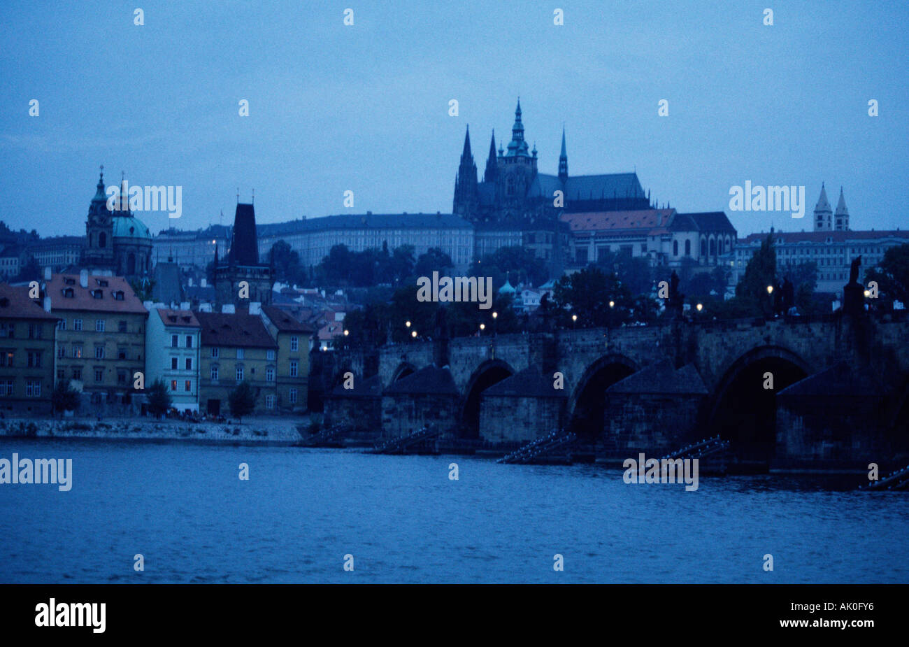 Il castello di Praga / Hradschin / Prager Burg Foto Stock