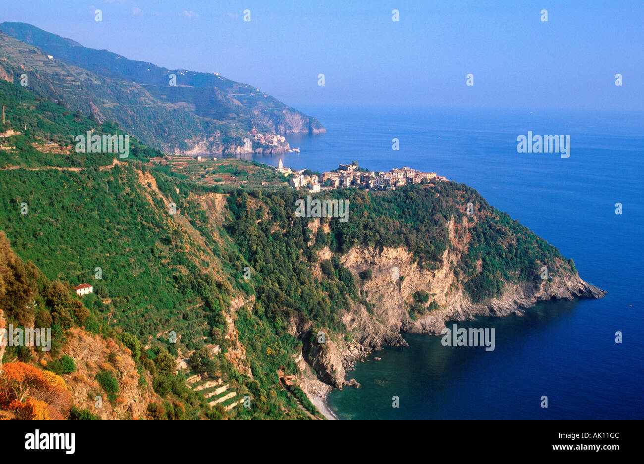 Costa / Corniglia Foto Stock