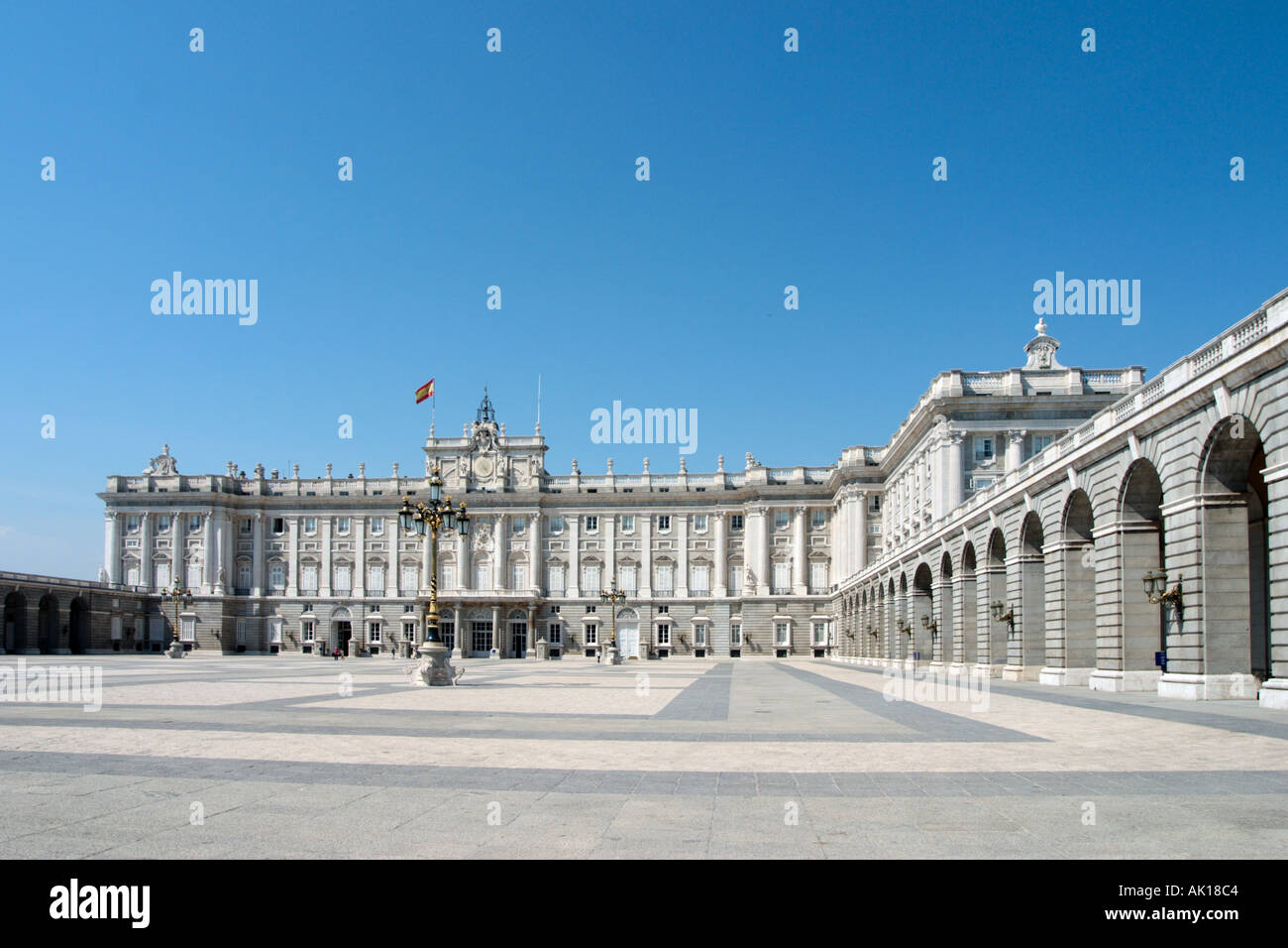Palacio Real (Palazzo Reale), Madrid, Spagna Foto Stock