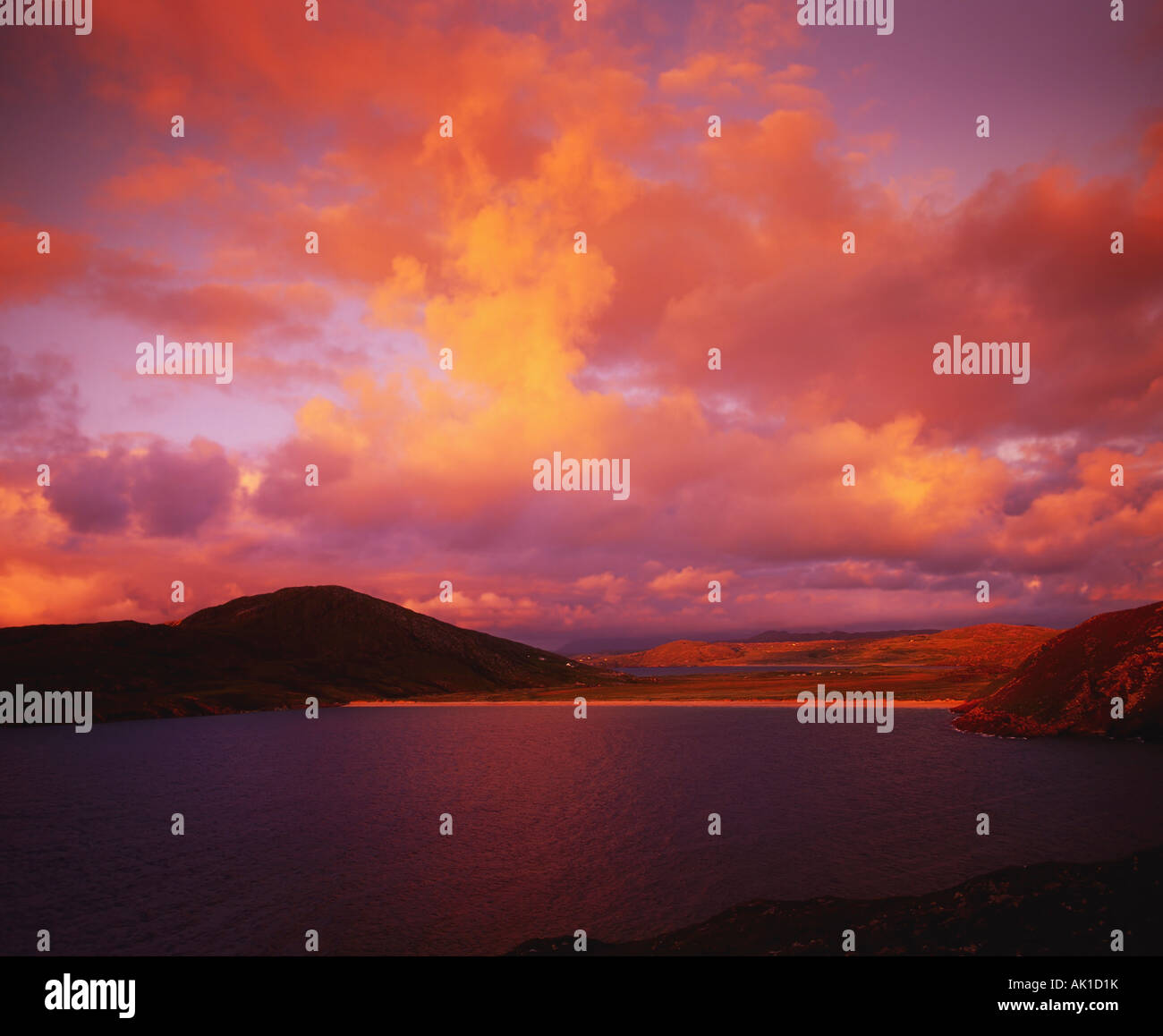 Co Donegal, Tranarossan Bay, Rosguill Peninsula, Irlanda Foto Stock