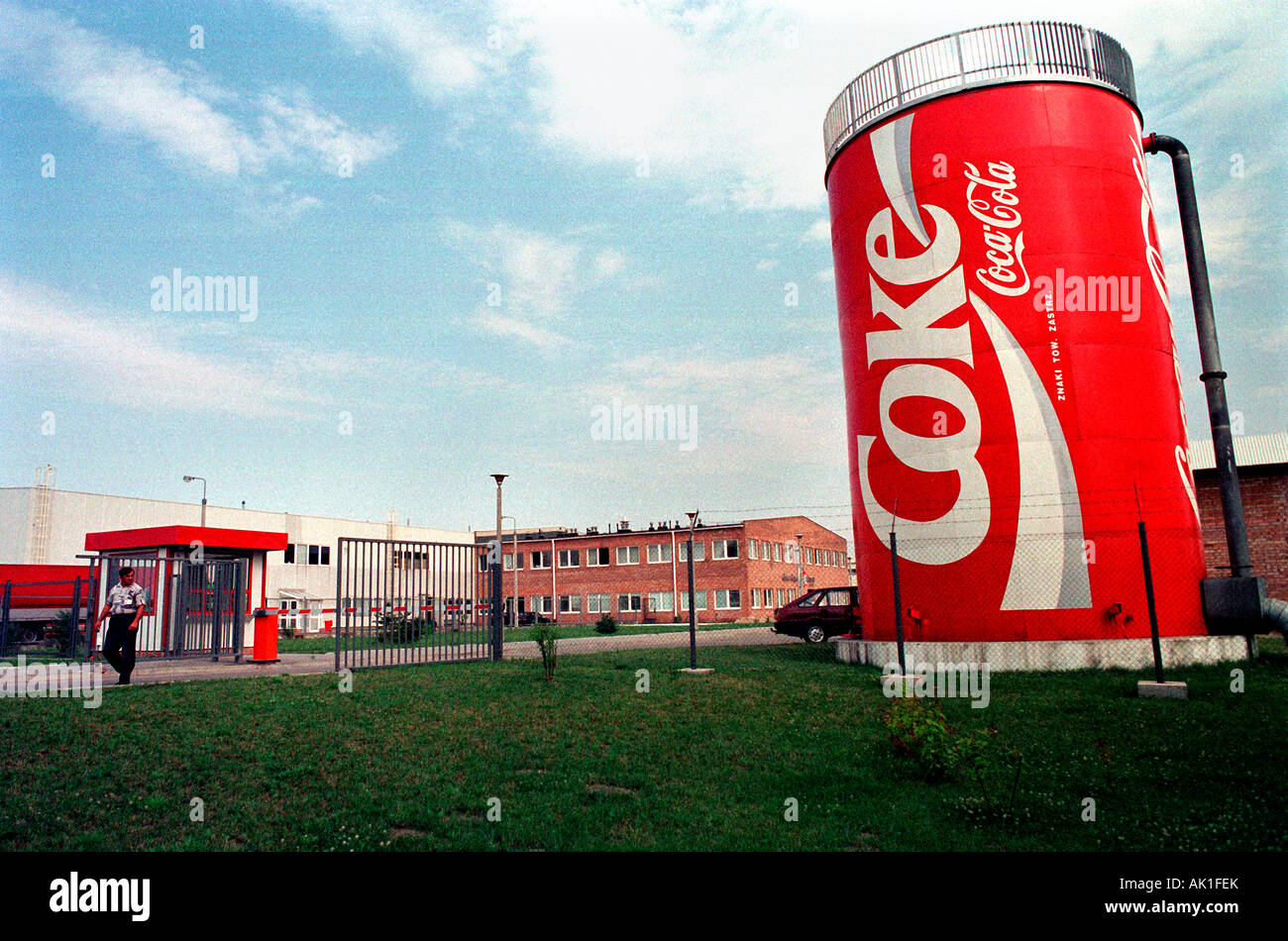 Coca-Cola fabbrica, Radzymin, Polonia Foto Stock