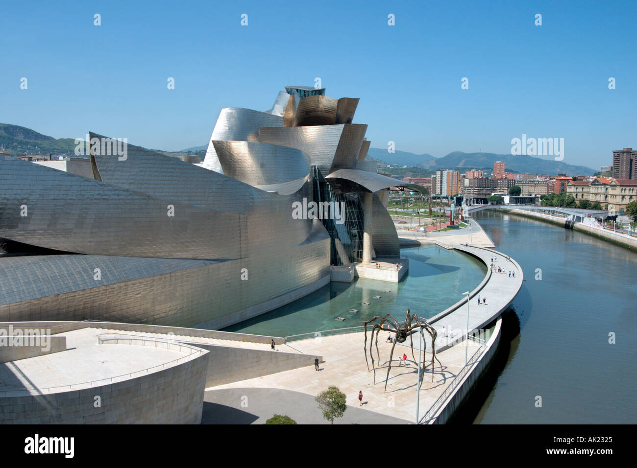 Museo Guggenheim, Bilbao, Paesi Baschi Foto Stock